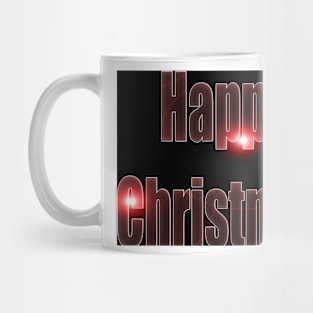 Happy Christmas glow red Mug